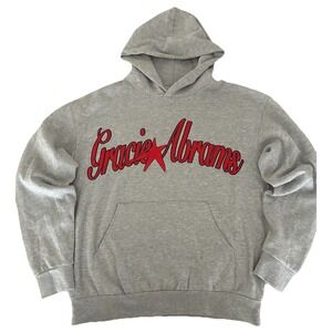 Gracie Abrams Star Hoodie L Grey The Secret of US Deluxe Tour Merch NEW *spot